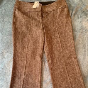 Wide Leg Brown Speckled slacks- Women’s size 10